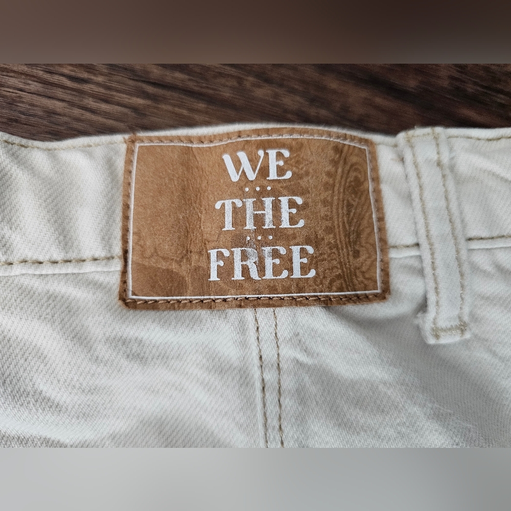 We The Free Free People  Lucky You Mid Rise Barrel Jeans Size 31 - Picture 8 of 16